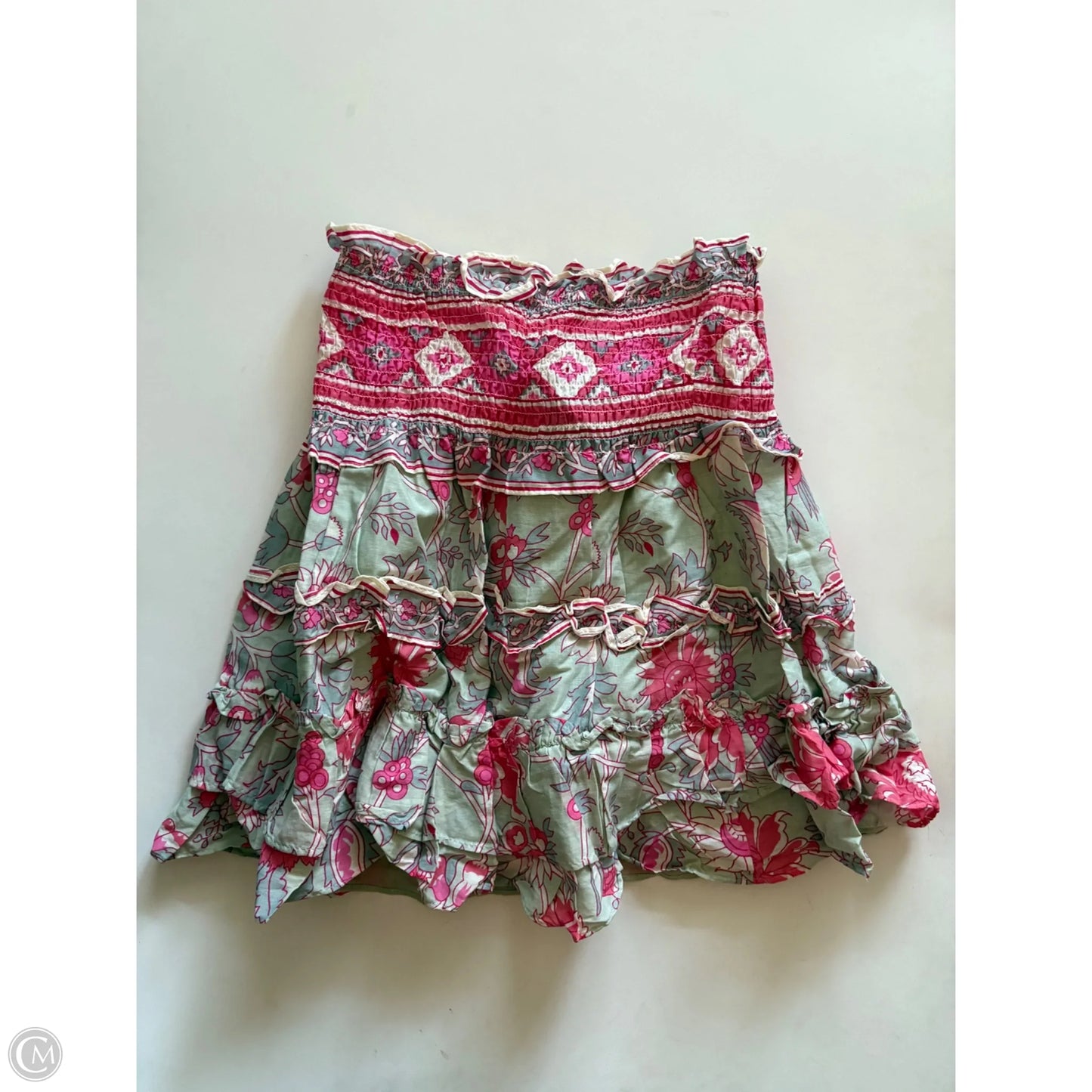 Skirt Mini & Short By Cmc In Floral Print, Size: L