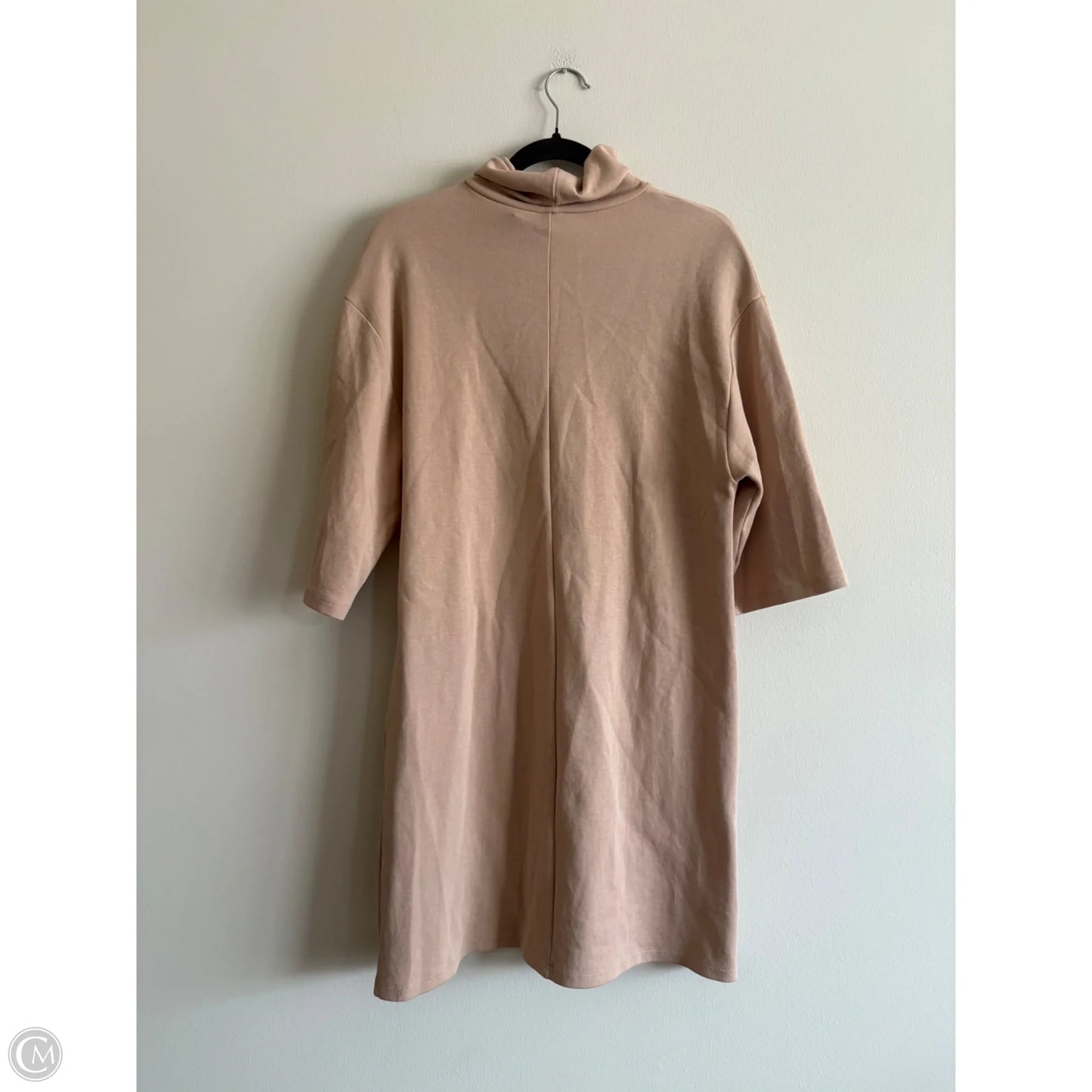 Dress Casual Midi By Zara In Tan, Size: M