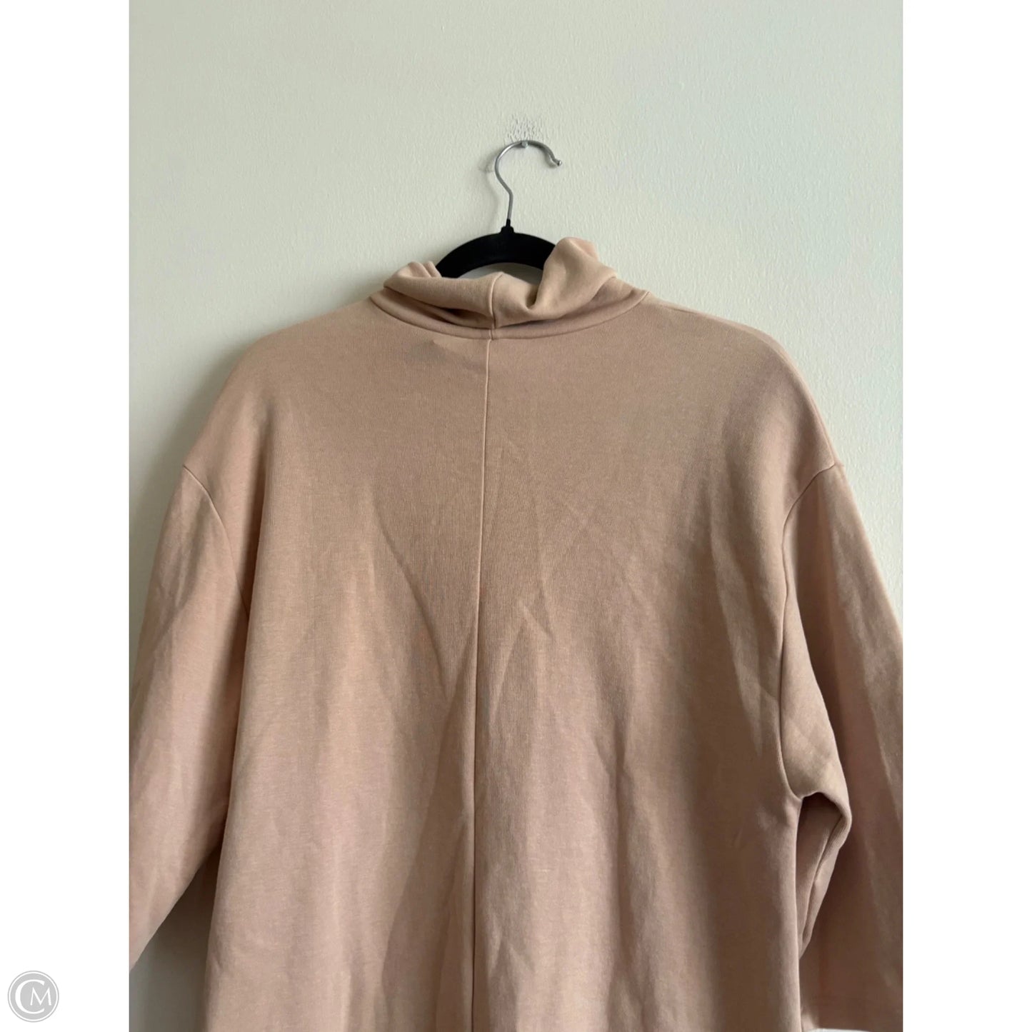 Dress Casual Midi By Zara In Tan, Size: M