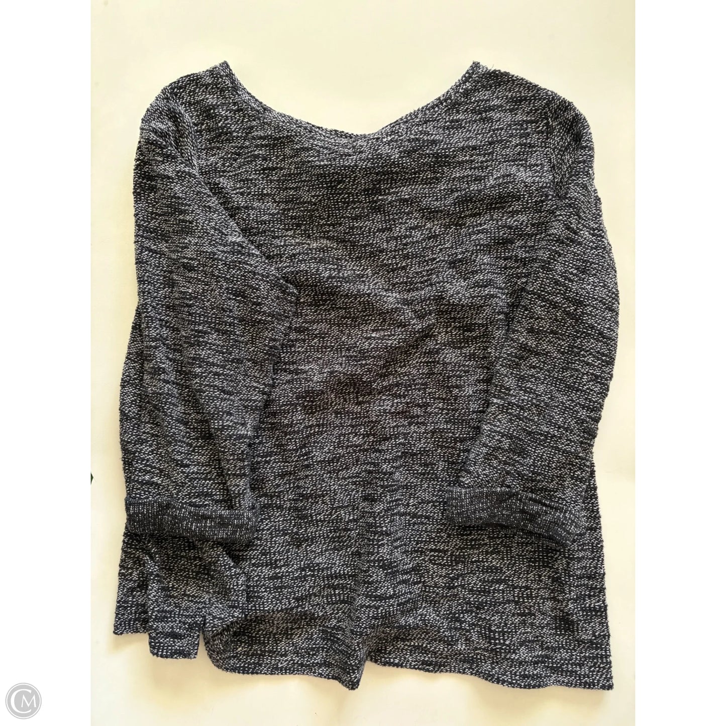 Top Long Sleeve By Croft And Barrow In Black, Size: 1x