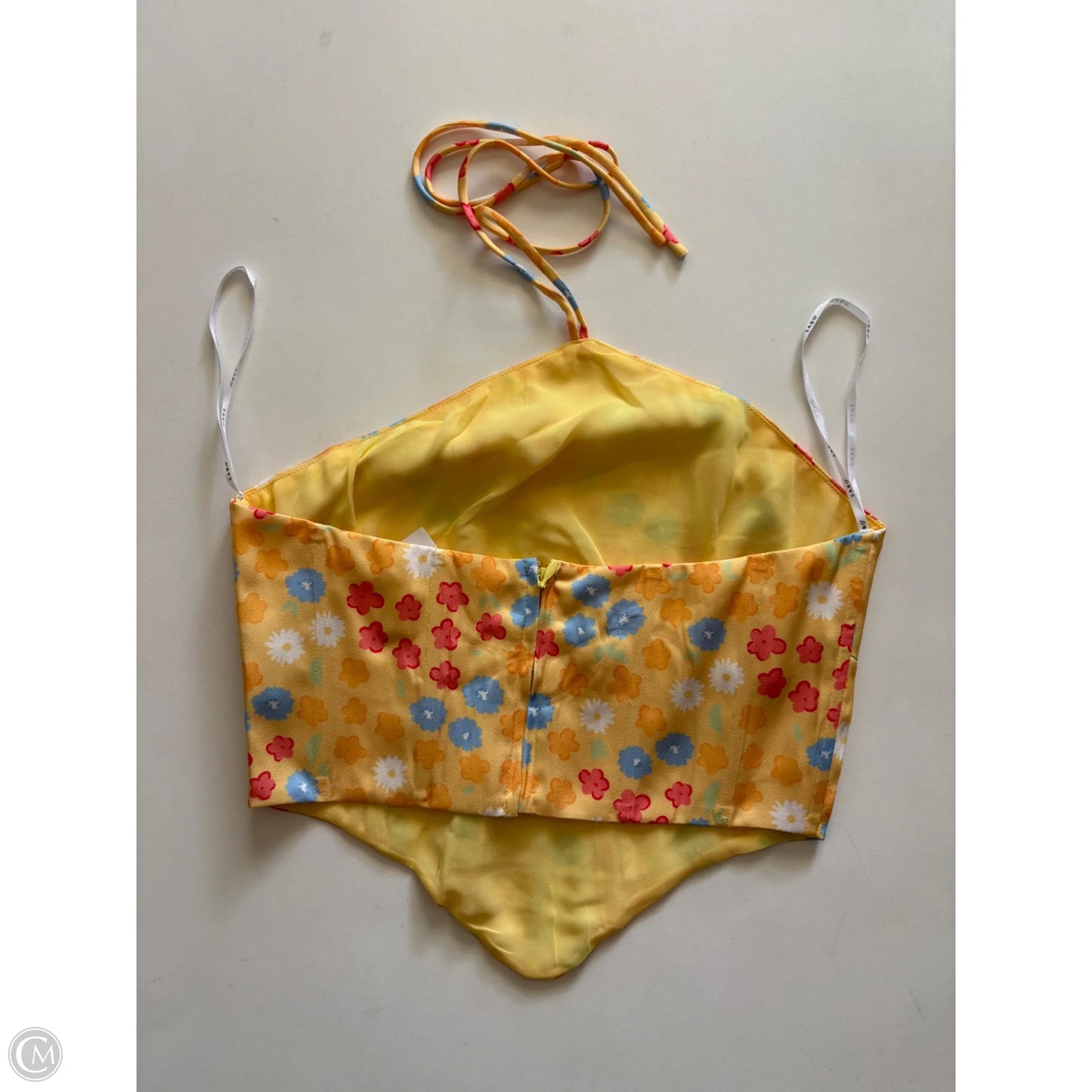 Top 2pc Short Sleeve By Sabo In Yellow, Size: M