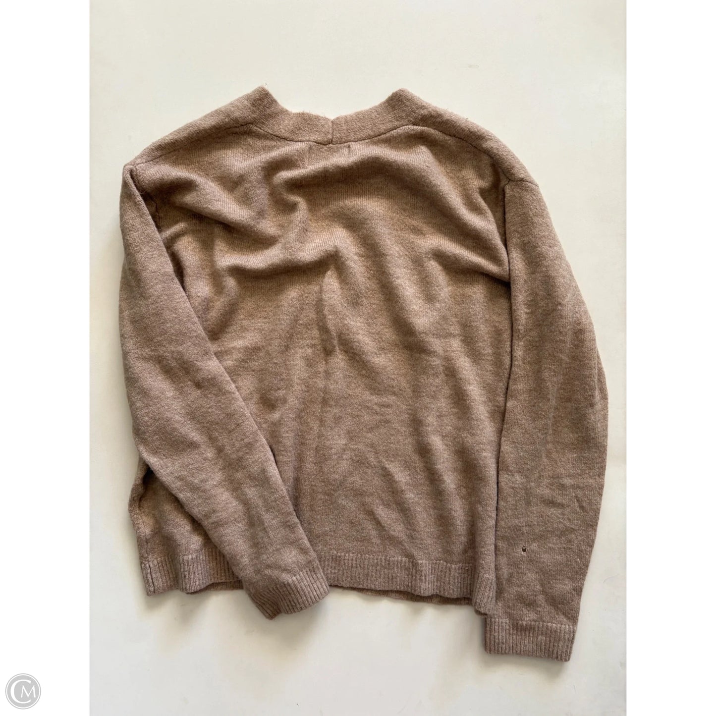 Sweater Cardigan By Old Navy In Tan, Size: M