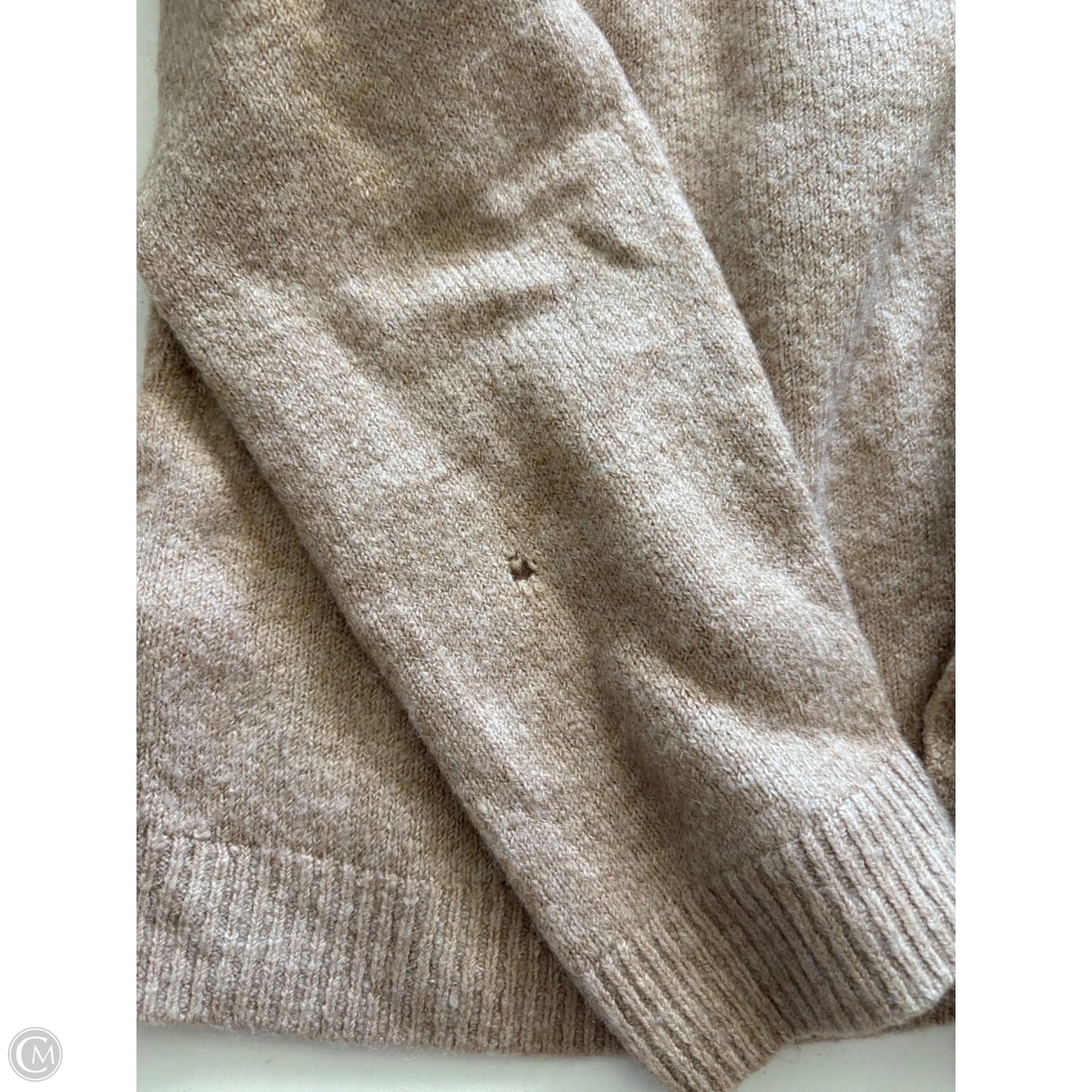 Sweater Cardigan By Old Navy In Tan, Size: M