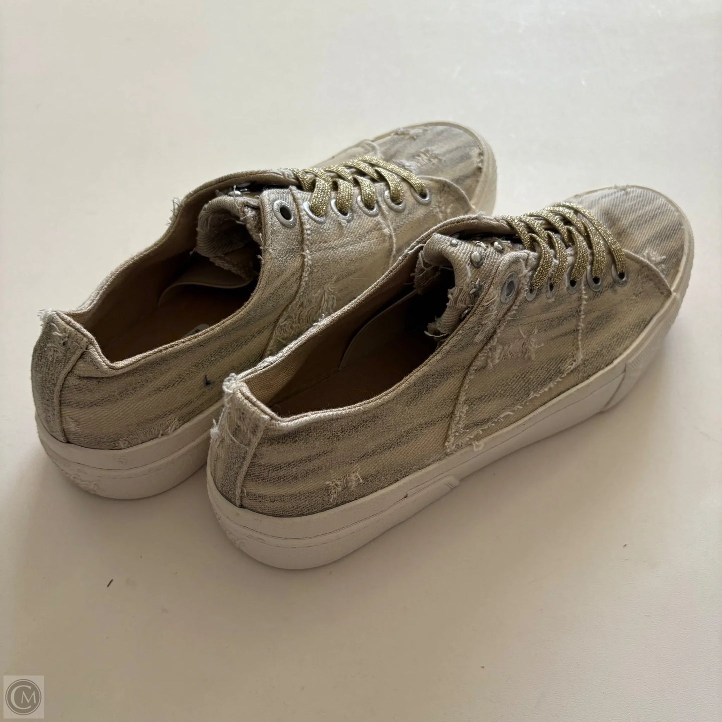 Shoes Flats By Blowfish In Gold, Size: 8.5
