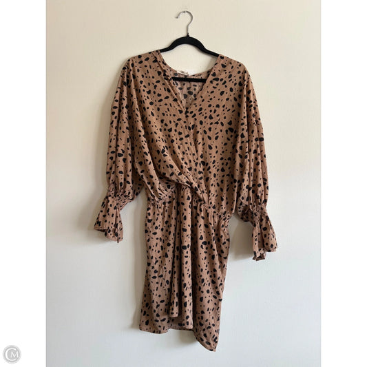 Dress Casual Midi By Eesome In Animal Print, Size: L
