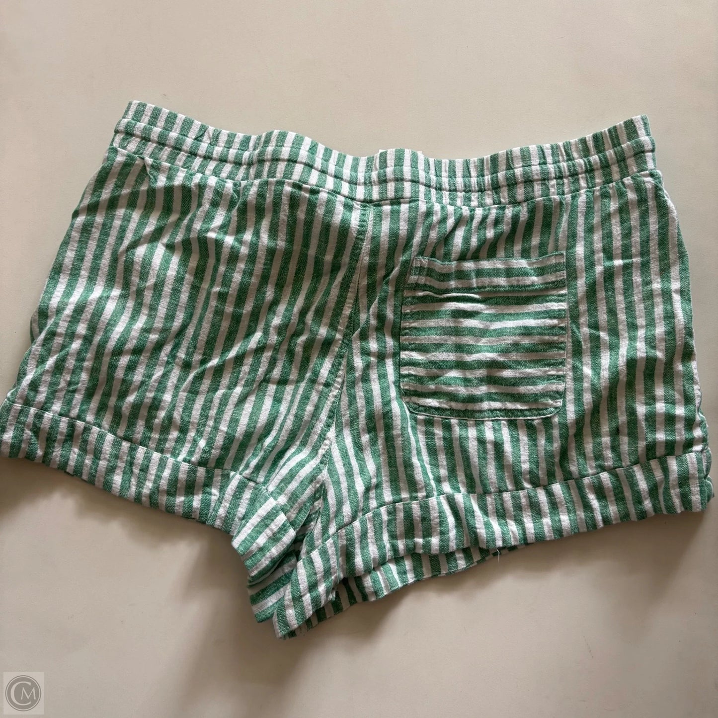 Shorts By Universal Thread In Striped Pattern, Size: L