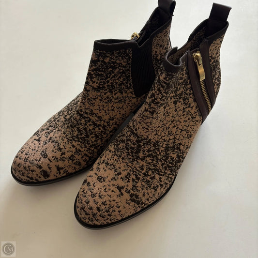 Boots Ankle Heels By Vivaia In Brown, Size: 10.5