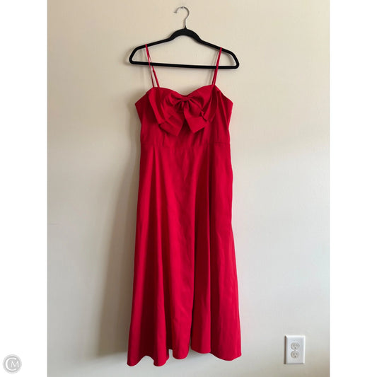 Dress Casual Maxi By A New Day In Red, Size: M