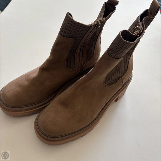 Boots Ankle Heels By Universal Thread In Brown, Size: 10