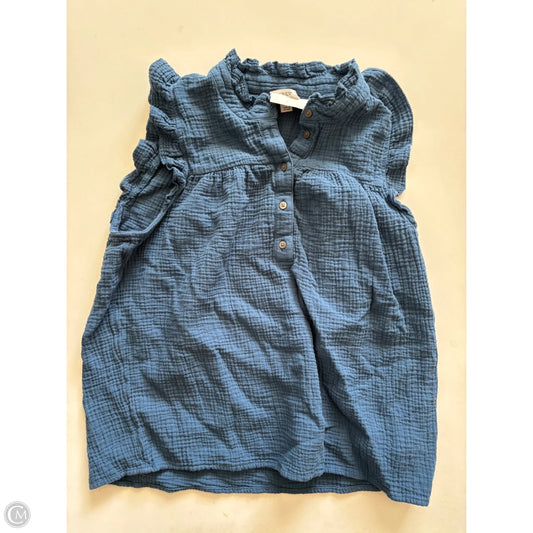 Top Sleeveless By J. Crew In Blue, Size: M