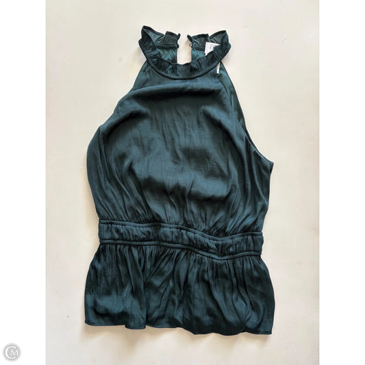 Blouse Sleeveless By Nine West Apparel In Green, Size: M