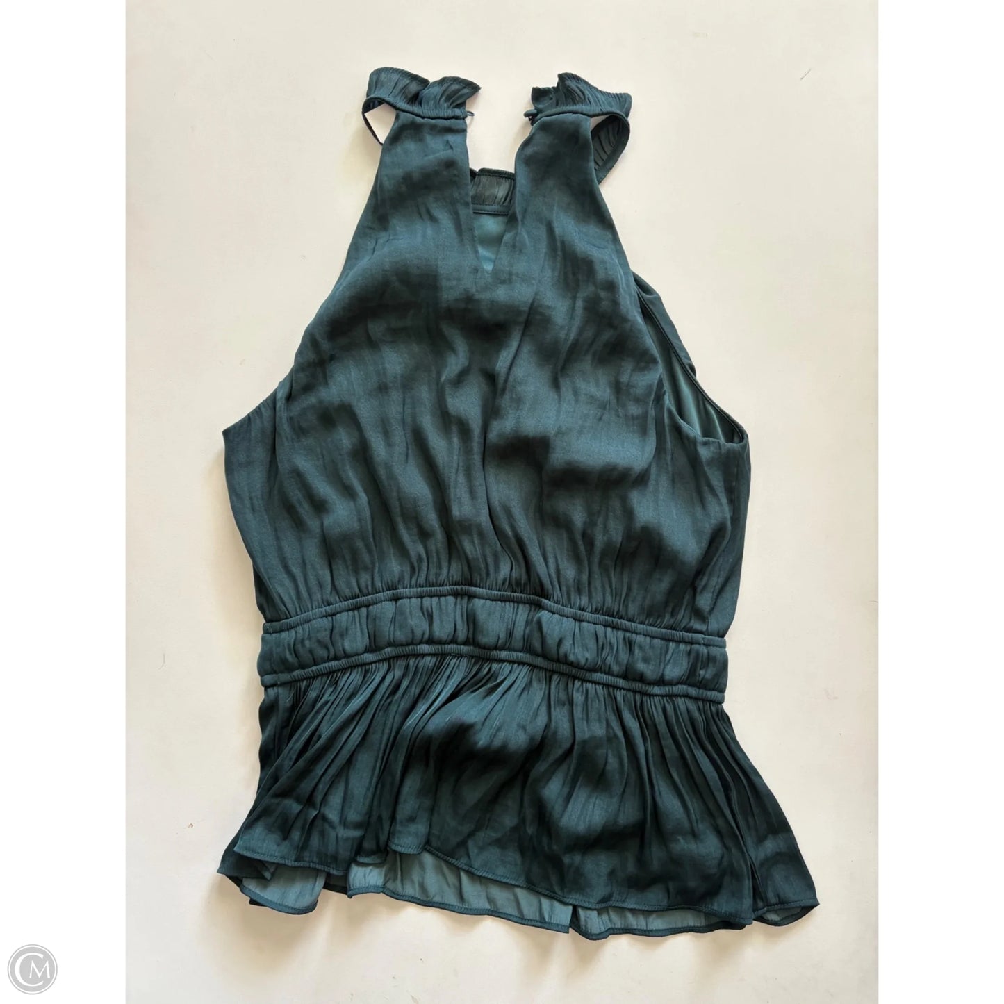 Blouse Sleeveless By Nine West Apparel In Green, Size: M