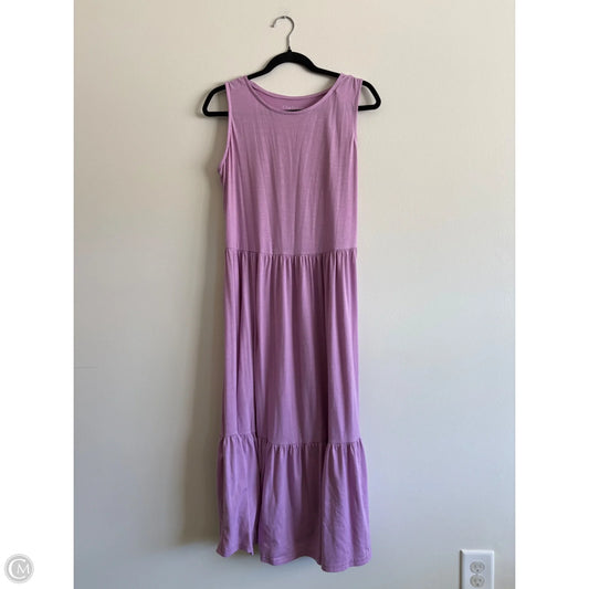 Dress Casual Maxi By Chadwicks In Purple, Size: M