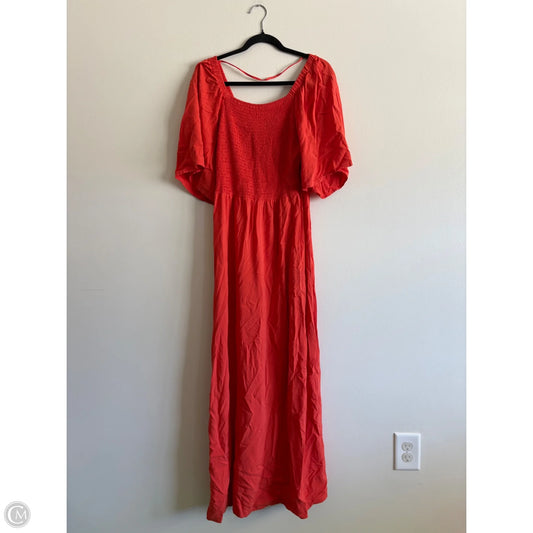 Dress Casual Maxi By Inc In Orange, Size: M