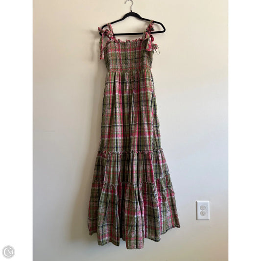 Dress Casual Maxi By Crown And Ivy In Plaid Pattern, Size: M