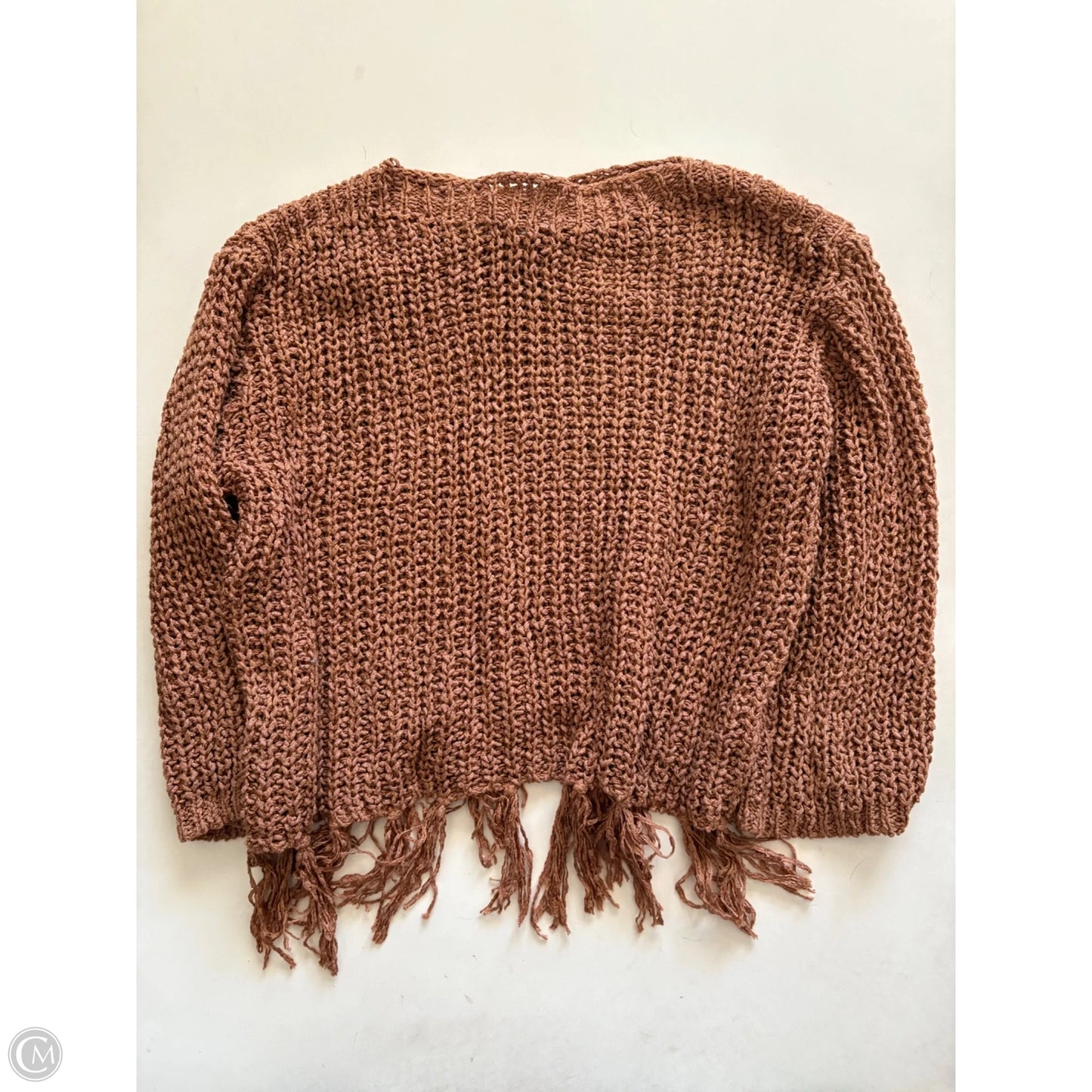 Sweater Short Sleeve By Altard State In Brown, Size: Xs