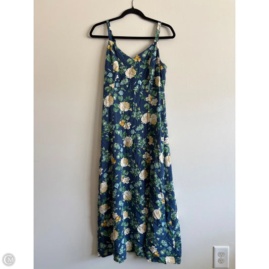 Dress Casual Maxi By Old Navy In Floral Print, Size: M