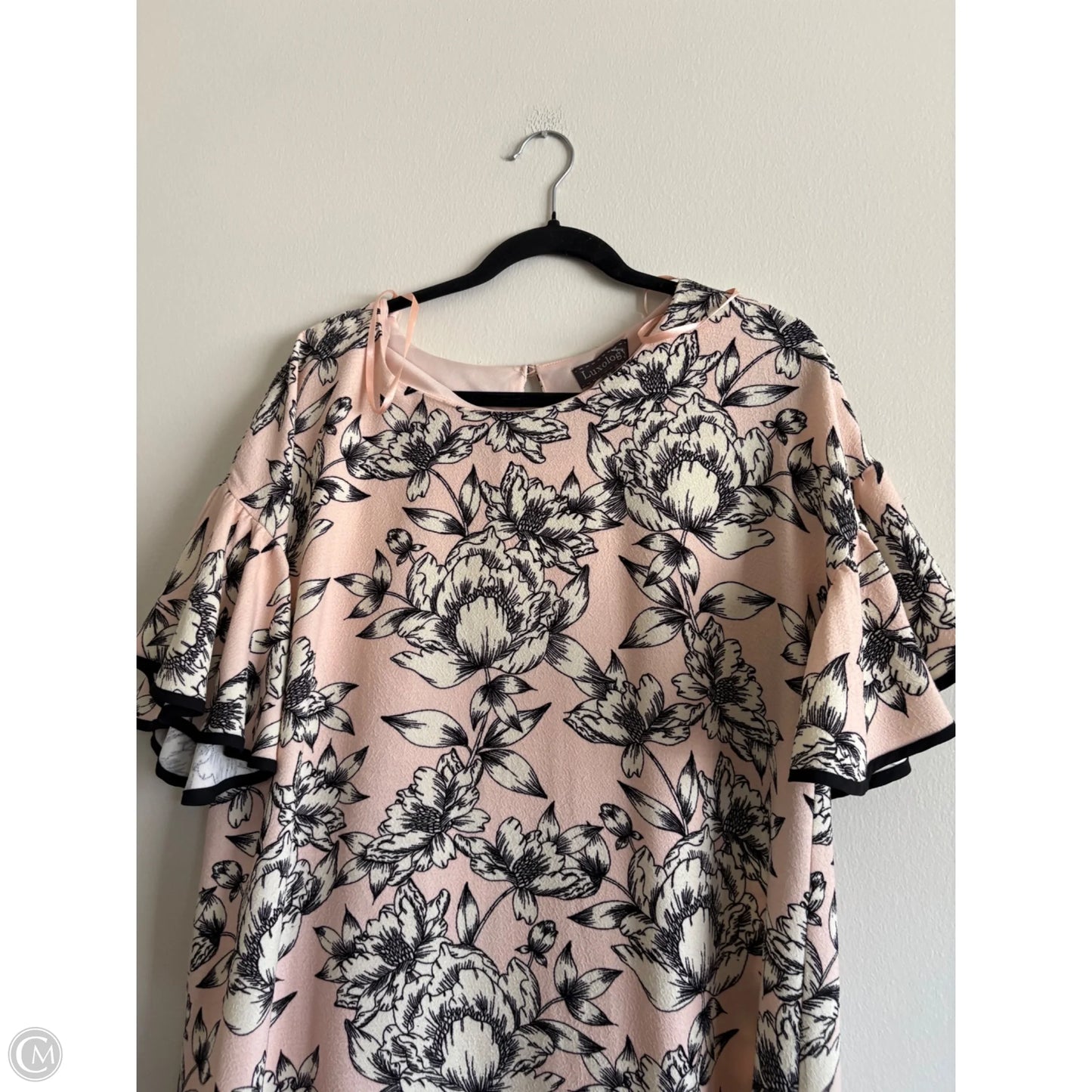 Dress Work By Luxology In Peach, Size: L