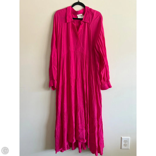 Dress Casual Maxi By A Loves A In Pink, Size: Xl