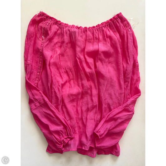 Top Long Sleeve By Counterparts In Pink, Size: Xl