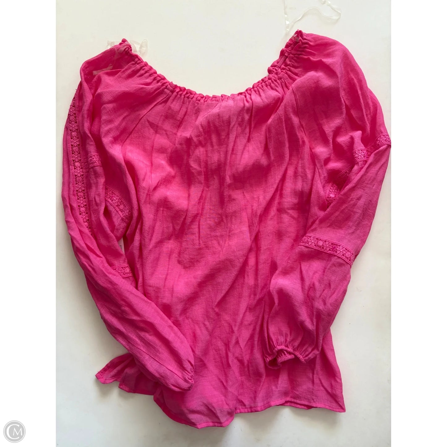 Top Long Sleeve By Counterparts In Pink, Size: Xl