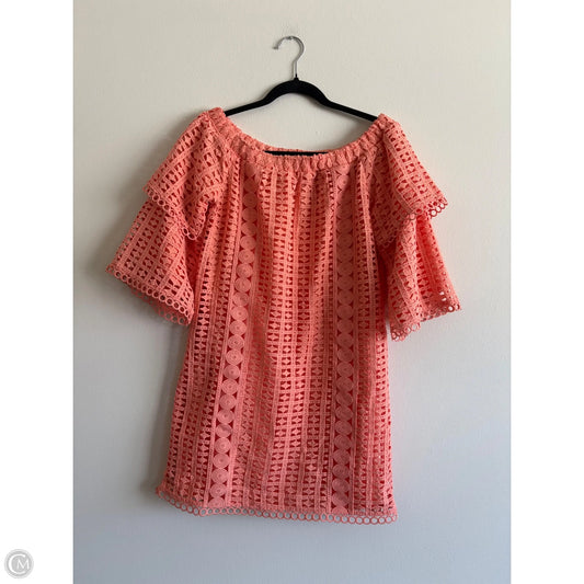Dress Work By Pink Lily In Orange, Size: M