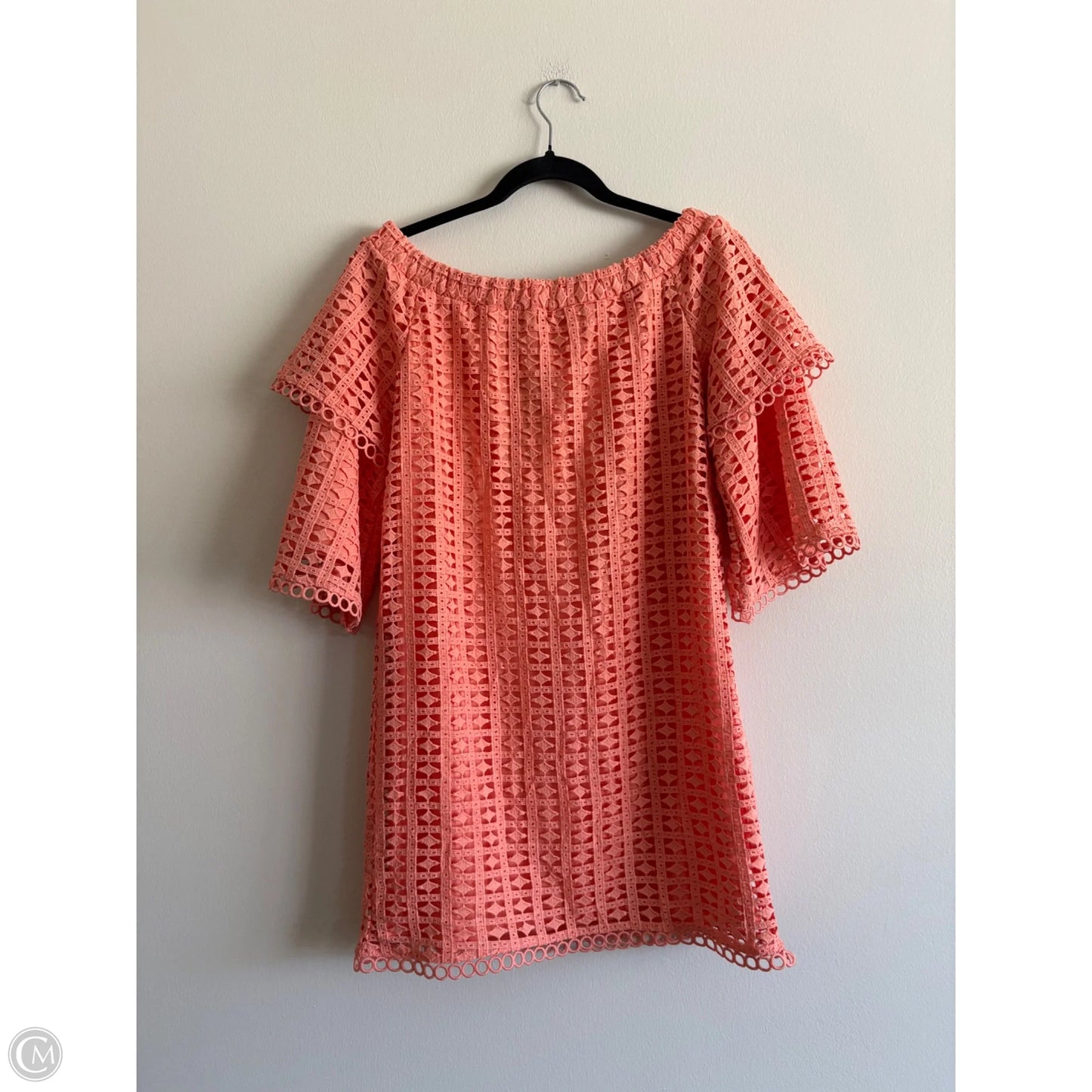 Dress Work By Pink Lily In Orange, Size: M