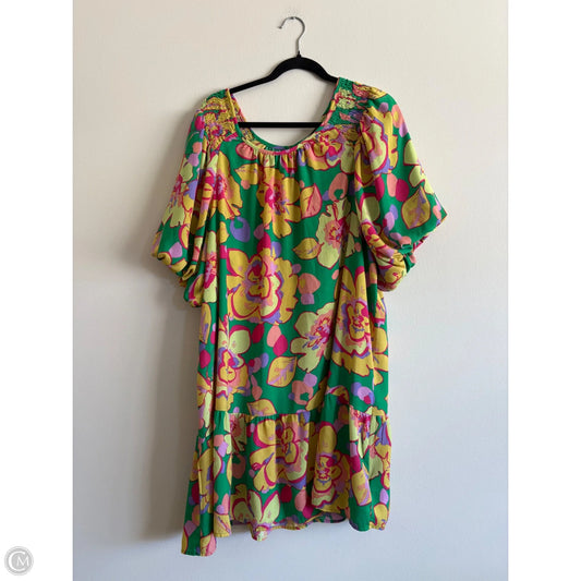 Dress Casual Midi By Easel In Multi-colored, Size: 1x