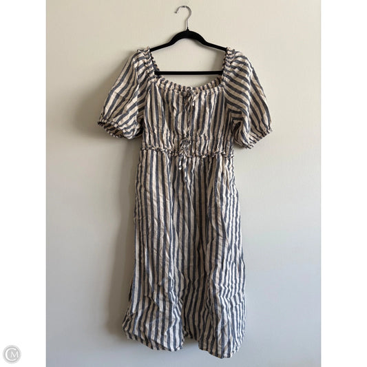 Dress Casual Maxi By Universal Thread In Striped Pattern, Size: M