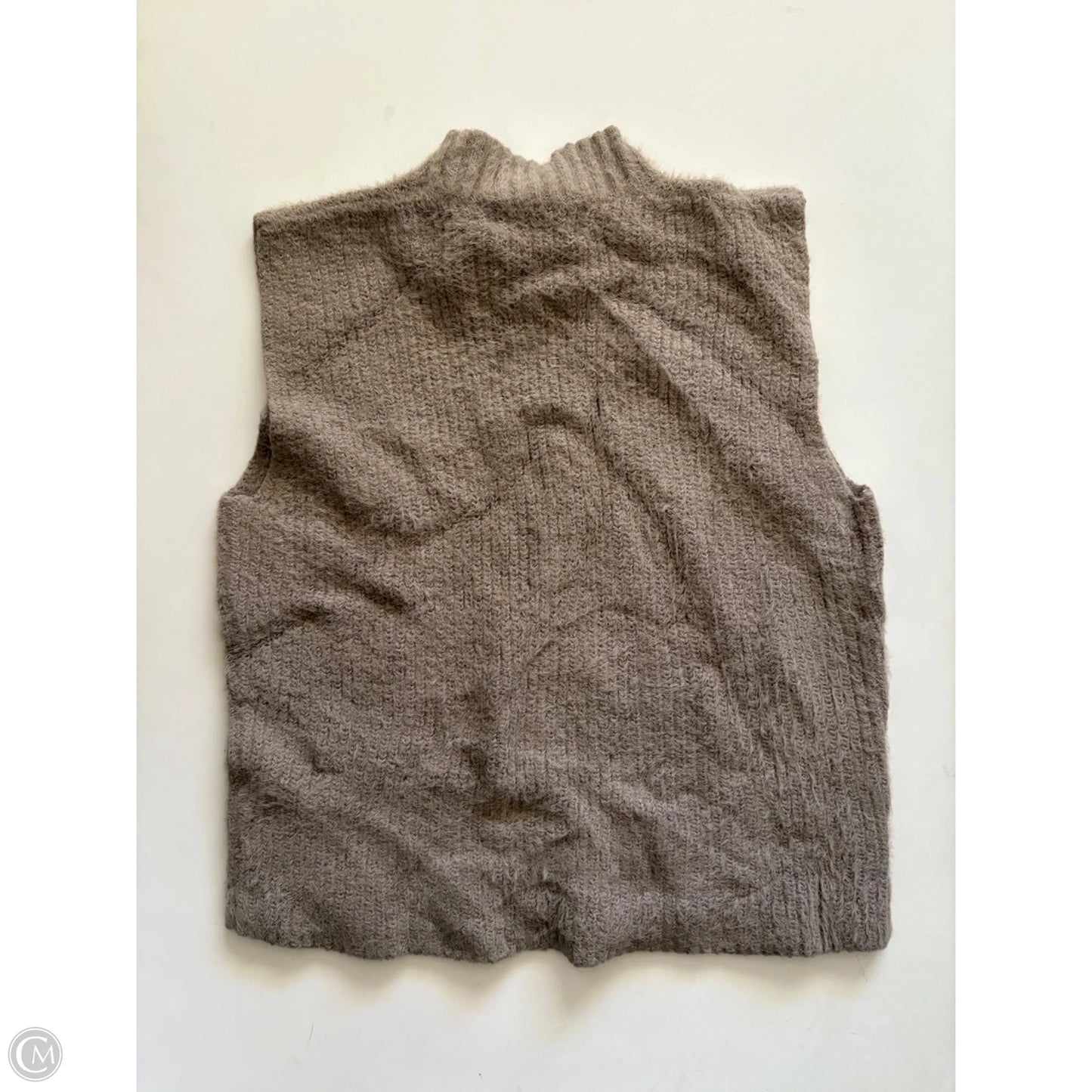 Sweater Short Sleeve By Old Navy In Taupe, Size: L