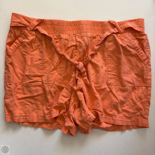 Shorts By Cato In Orange, Size: 18