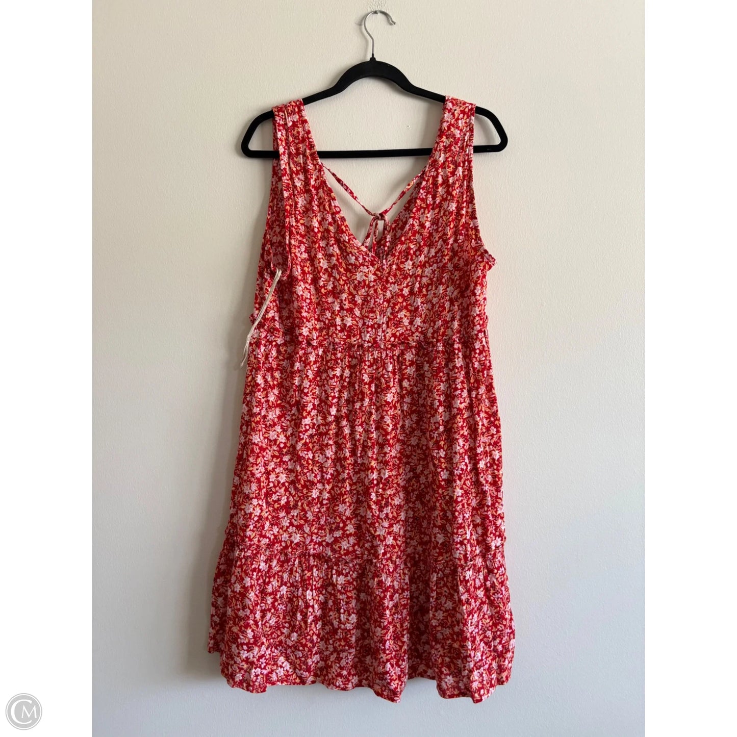 Dress Casual Midi By True Craft In Red, Size: 1x