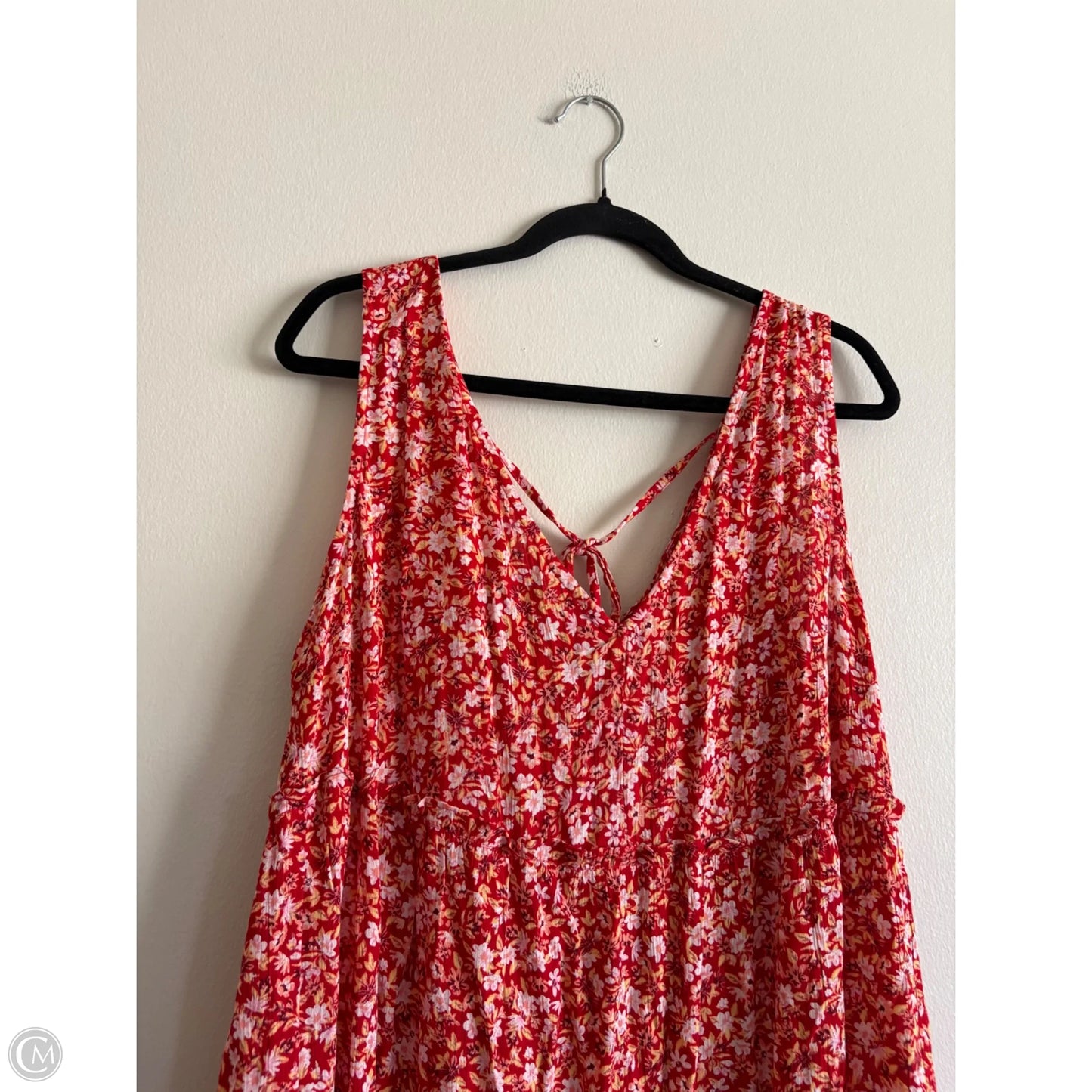 Dress Casual Midi By True Craft In Red, Size: 1x