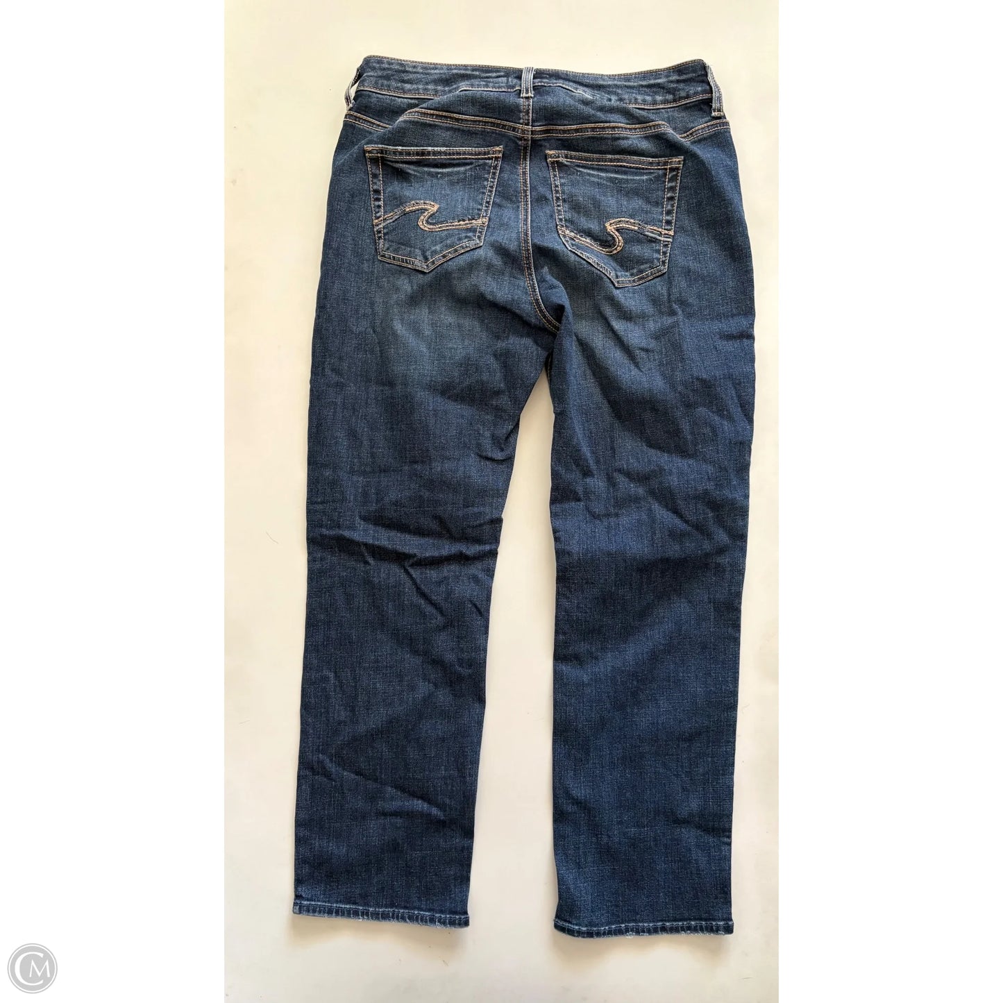 Jeans Straight By Silver In Blue, Size: 12