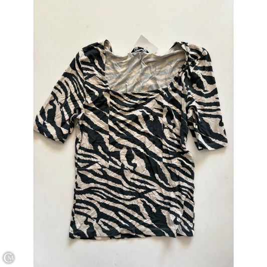 Top Short Sleeve By cHISTLES In Animal Print, Size: M