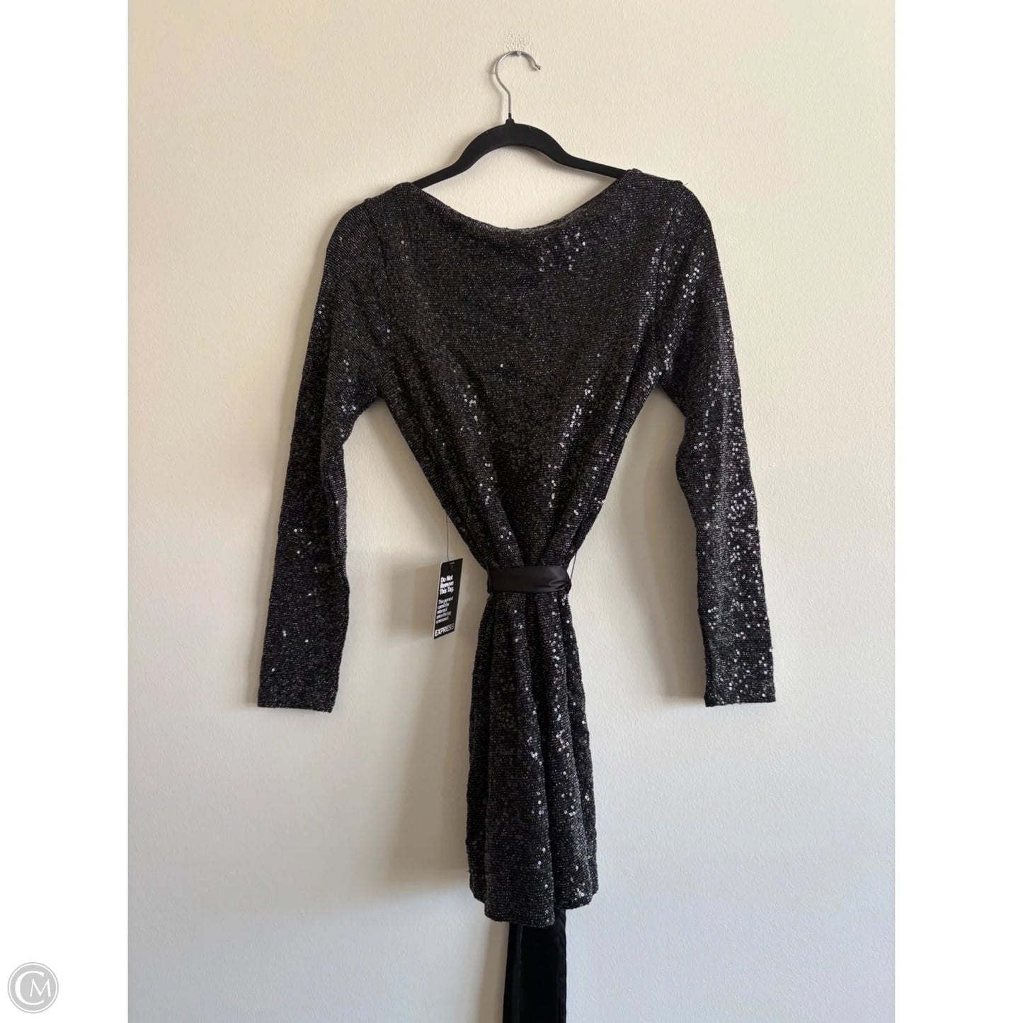 Dress Party Midi By Express In Black, Size: S