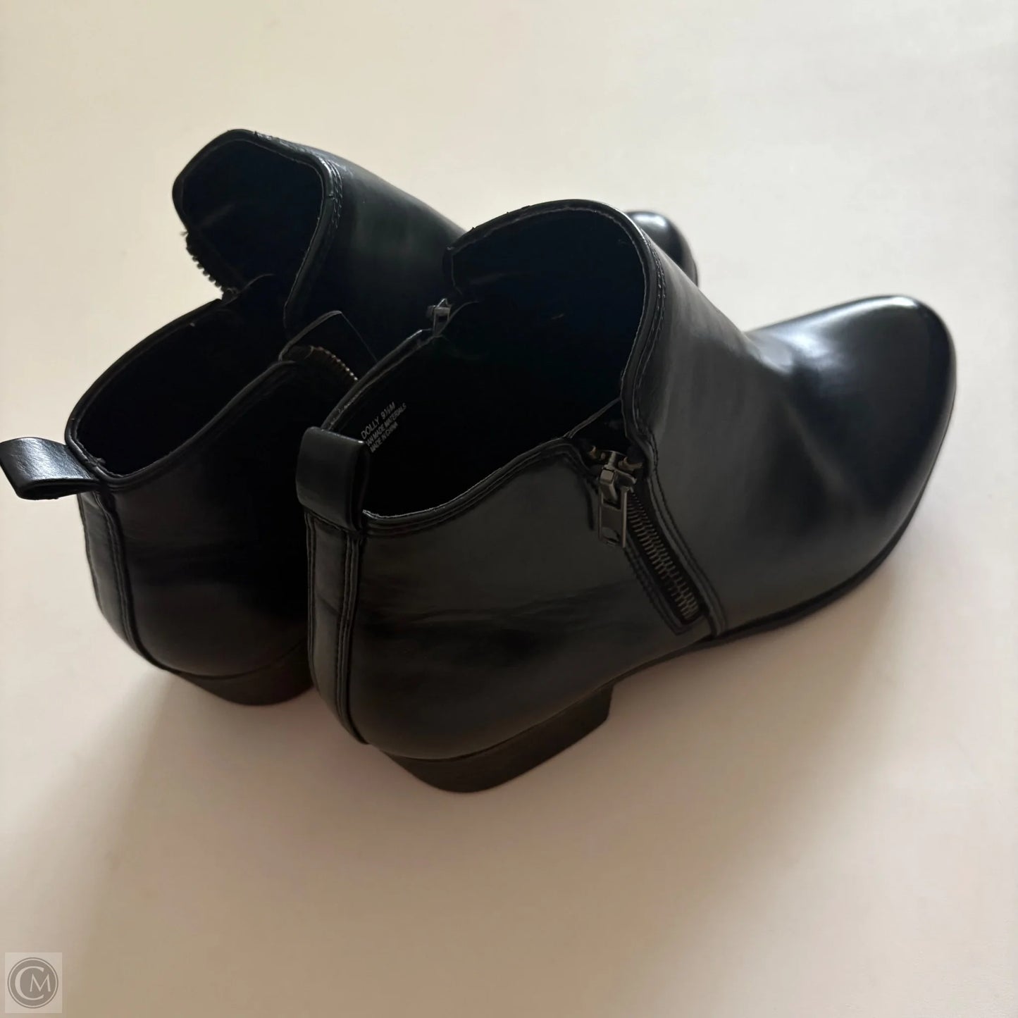 Boots Ankle Heels By Dunes In Black, Size: 9.5