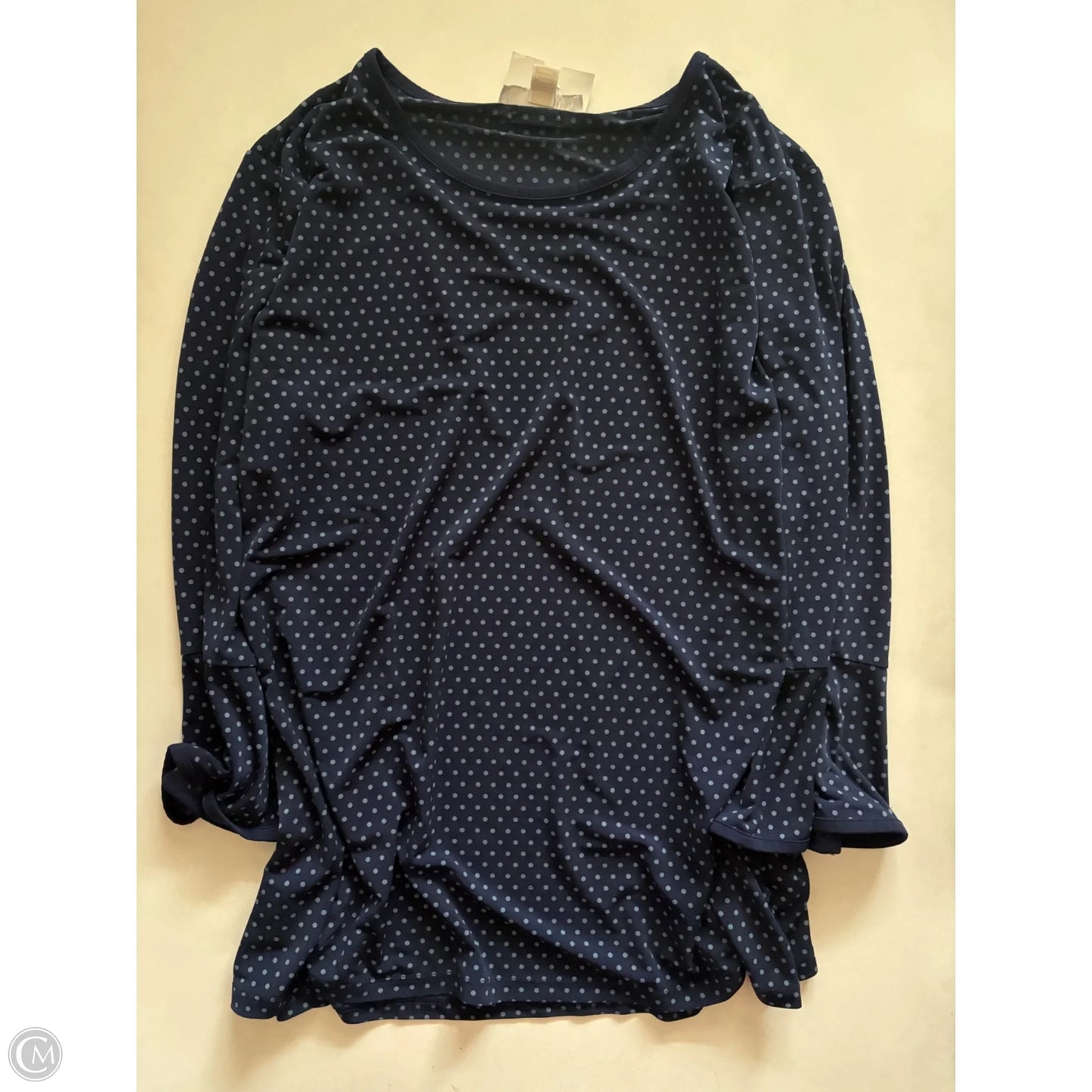 Blouse Designer By Michael Kors In Navy, Size: 2x
