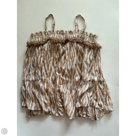 Tank Top By Cato In Animal Print, Size: L