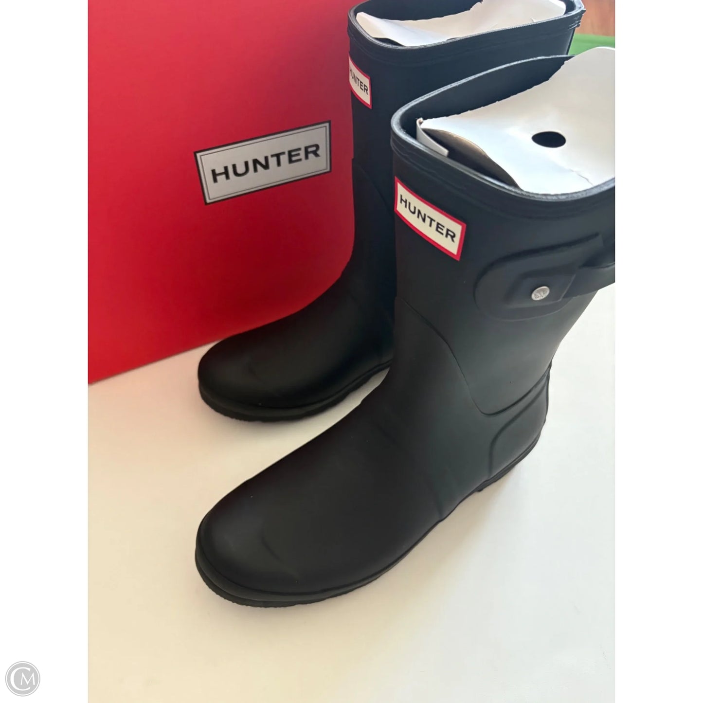 Boots Rain By Hunter In Black, Size: 10