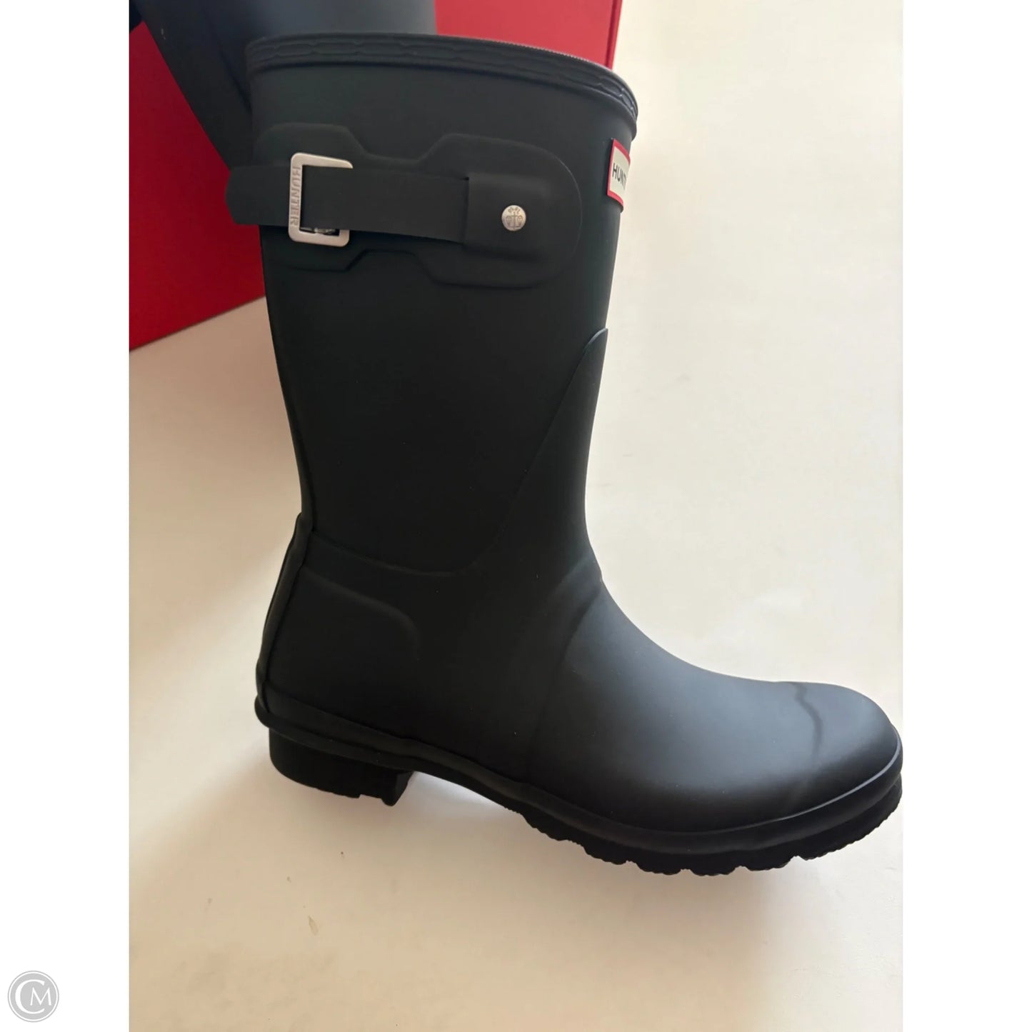 Boots Rain By Hunter In Black, Size: 10