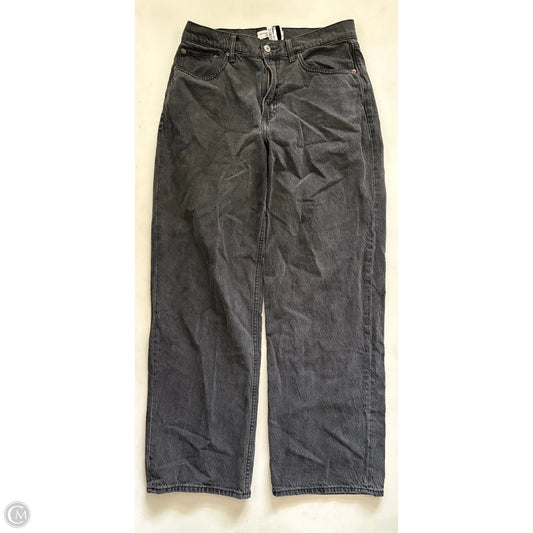 Jeans Wide Leg By Abercrombie And Fitch In Black, Size: 10