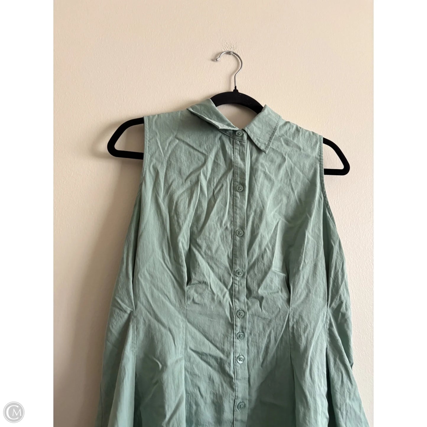 Dress Casual Maxi By Nine West Apparel In Green, Size: L