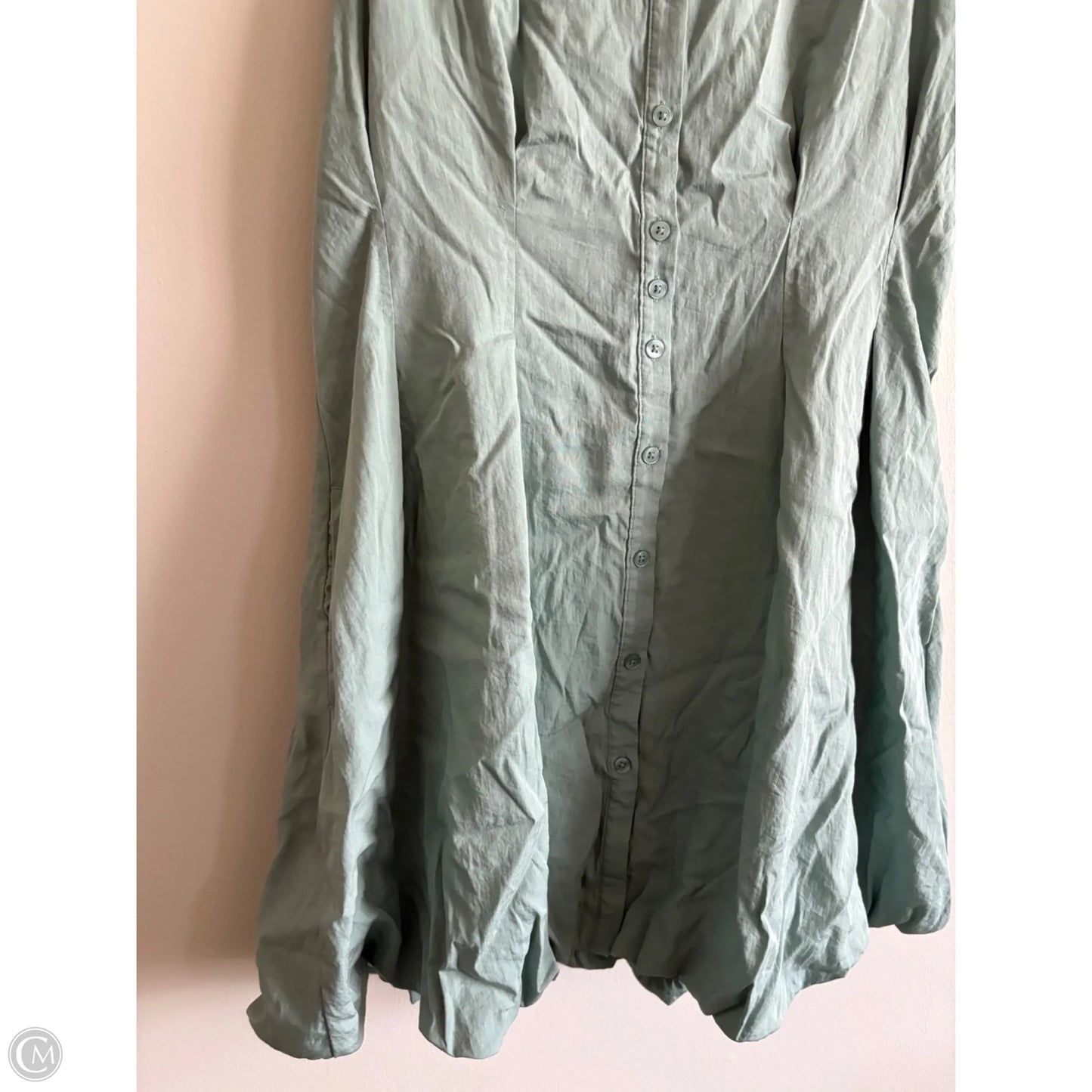 Dress Casual Maxi By Nine West Apparel In Green, Size: L
