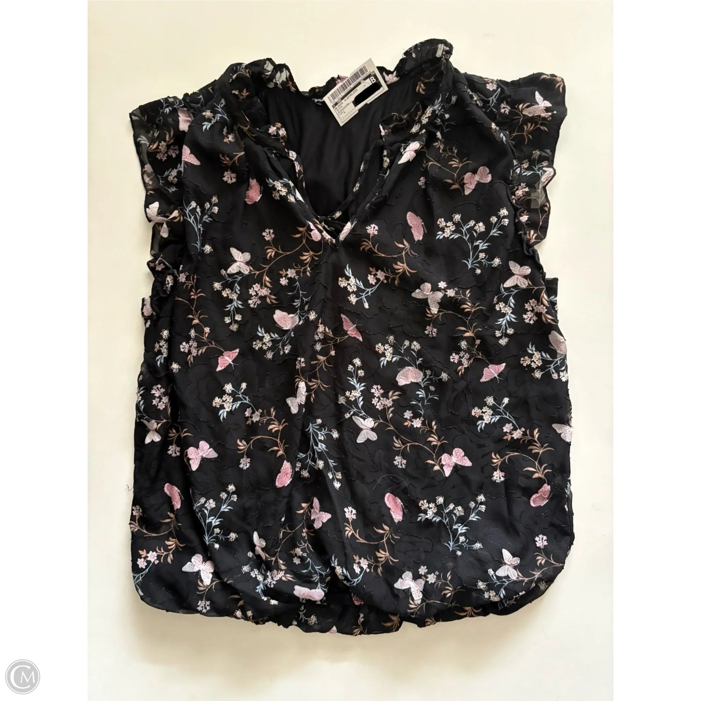 Blouse Sleeveless By Blousology In Black, Size: L