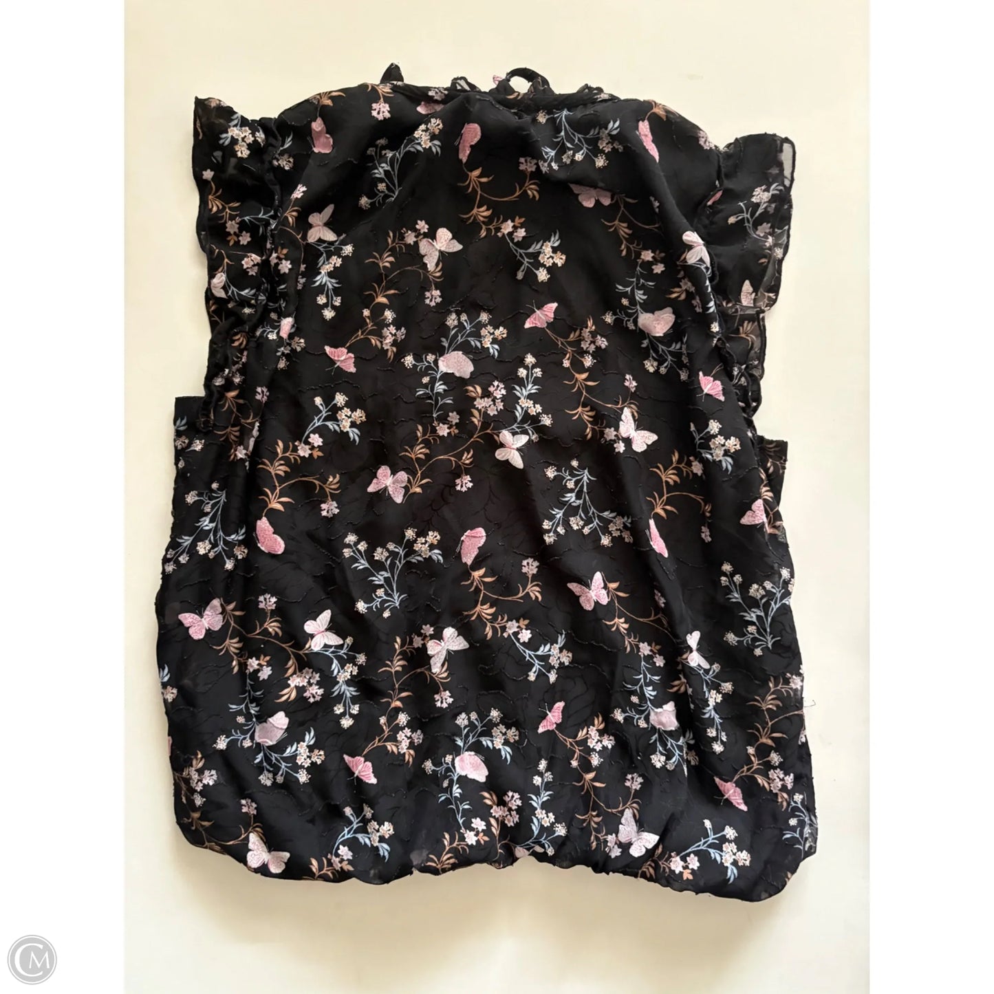 Blouse Sleeveless By Blousology In Black, Size: L