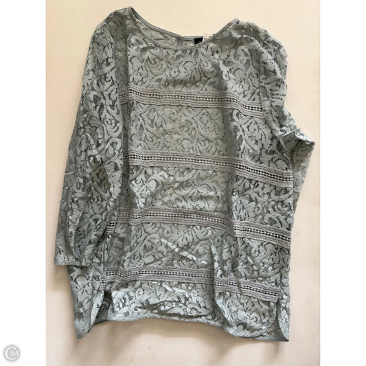 Top Long Sleeve By Limited In Blue, Size: Xl