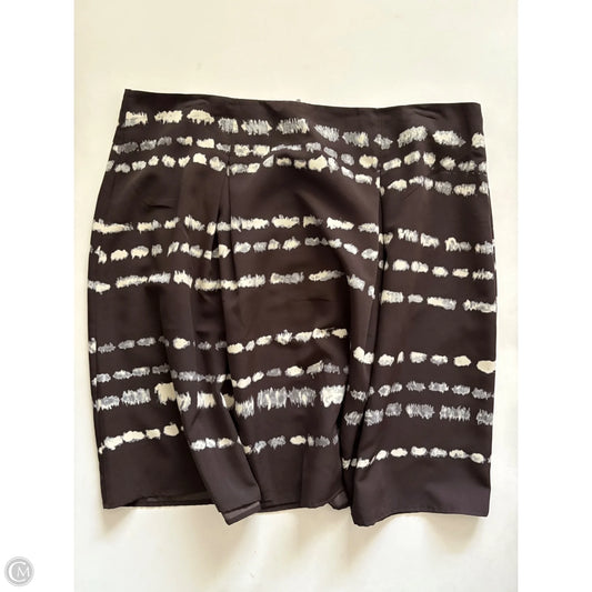 Skirt Midi By Simply Vera In Brown, Size: 14