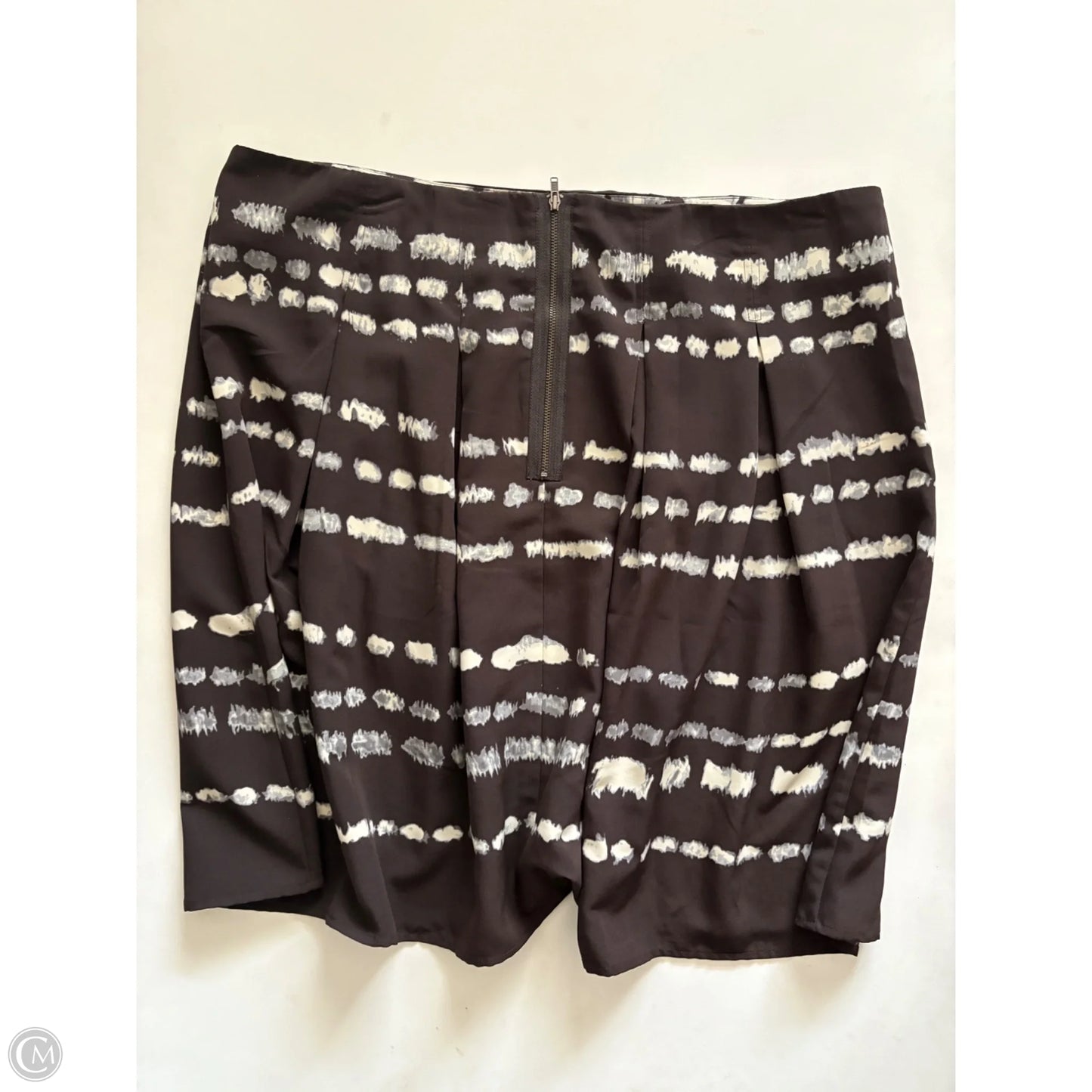 Skirt Midi By Simply Vera In Brown, Size: 14