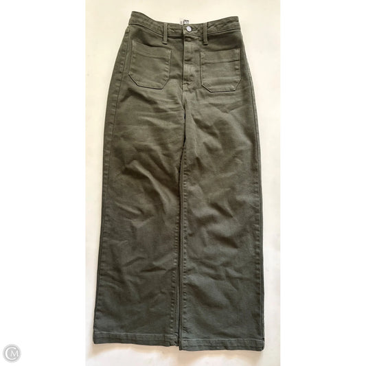 Jeans Wide Leg By Just Black In Green, Size: 2